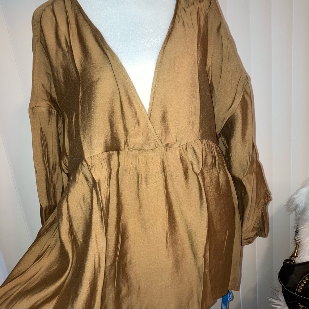🪼NWT🪼Cupshe🪼Champagne Brown Tops Swim Cover